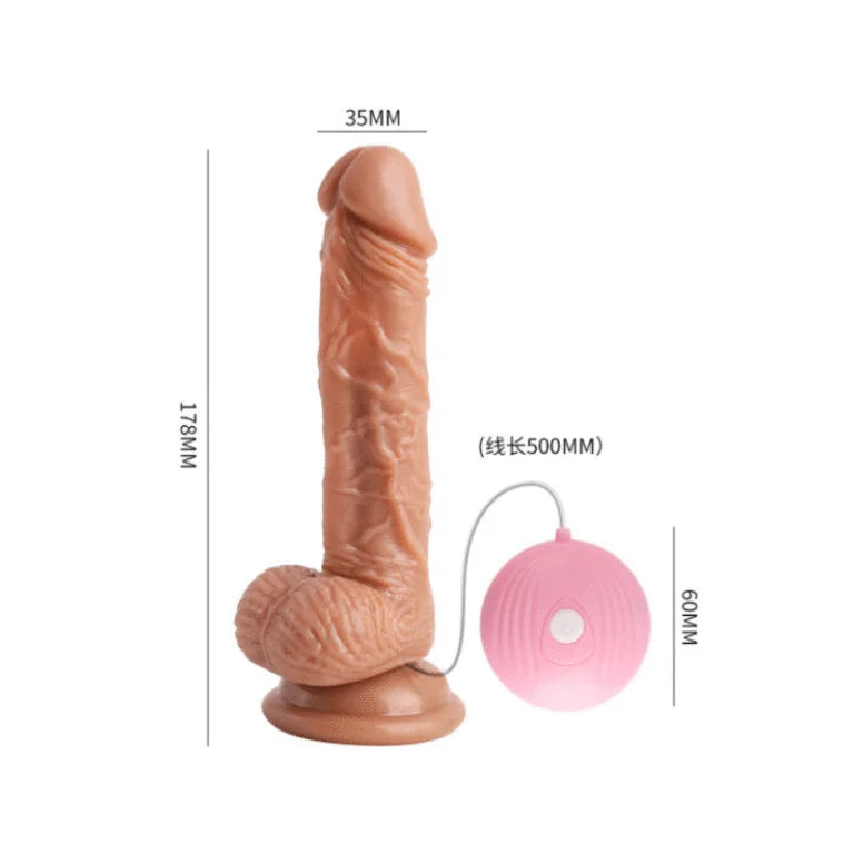 Dildo vibrador con control Simon