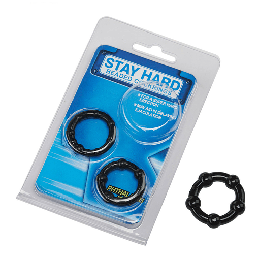 Tripack anillos retardantes negros