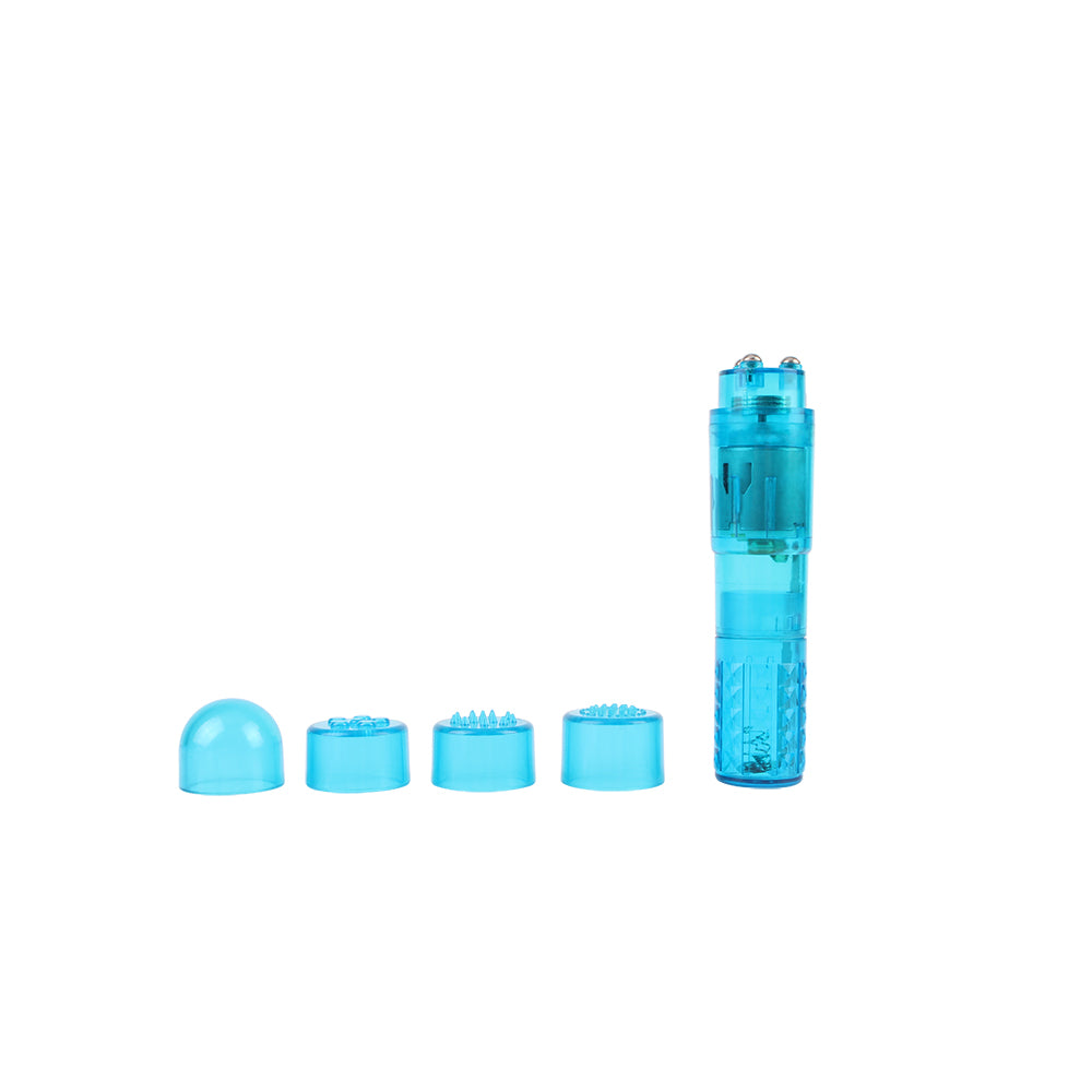 Vibrador cabezal intercambiable MiniMoni Basic Luv Celeste