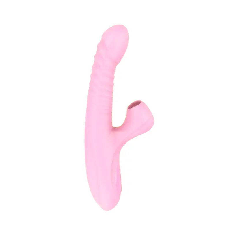 Vibrador telescópico con succionador y 42°c