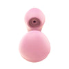 Vibrador telescópico con succionador y 42°c