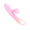 Vibrador telescópico con succionador y 42°c