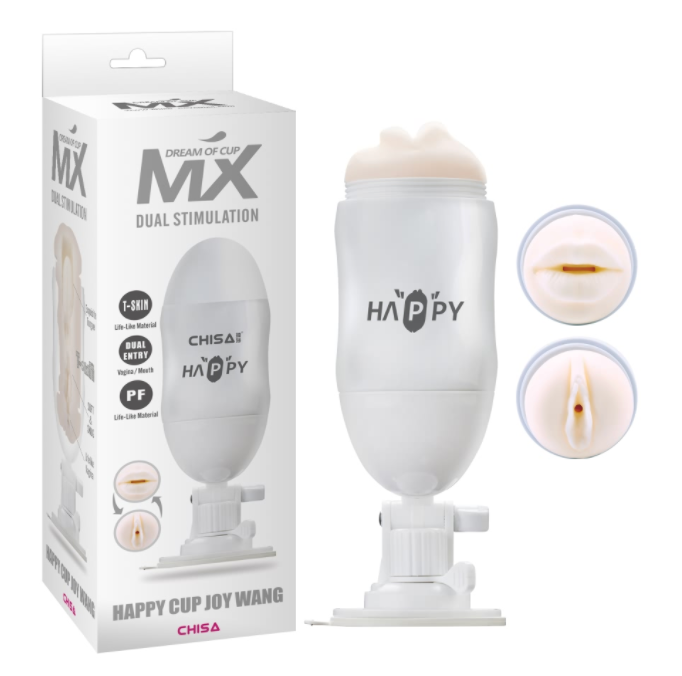 Masturbador vibrador vagina y boca CHISA